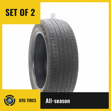 Set Of 2 Used 24555r19 Continental Crosscontact Lx Sport 103h - 6.532