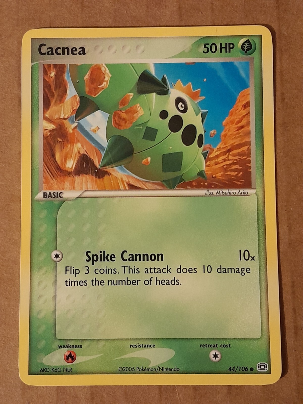 Pokemon Cacnea 44/106 ex Emerald NM-MINT See Pictures