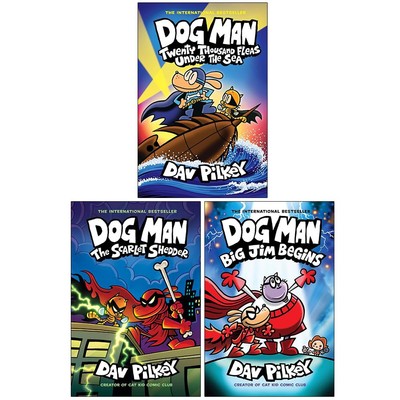 Dog Man Series 11-13 Collection 3 Books Set By Dav Pilkey (Twenty T | Dav Pilkey
