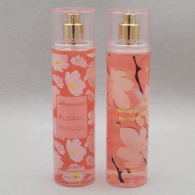 Aeropostale Body Mist Duo Floral Passion and Blushing Fine Fragrance 8oz Set