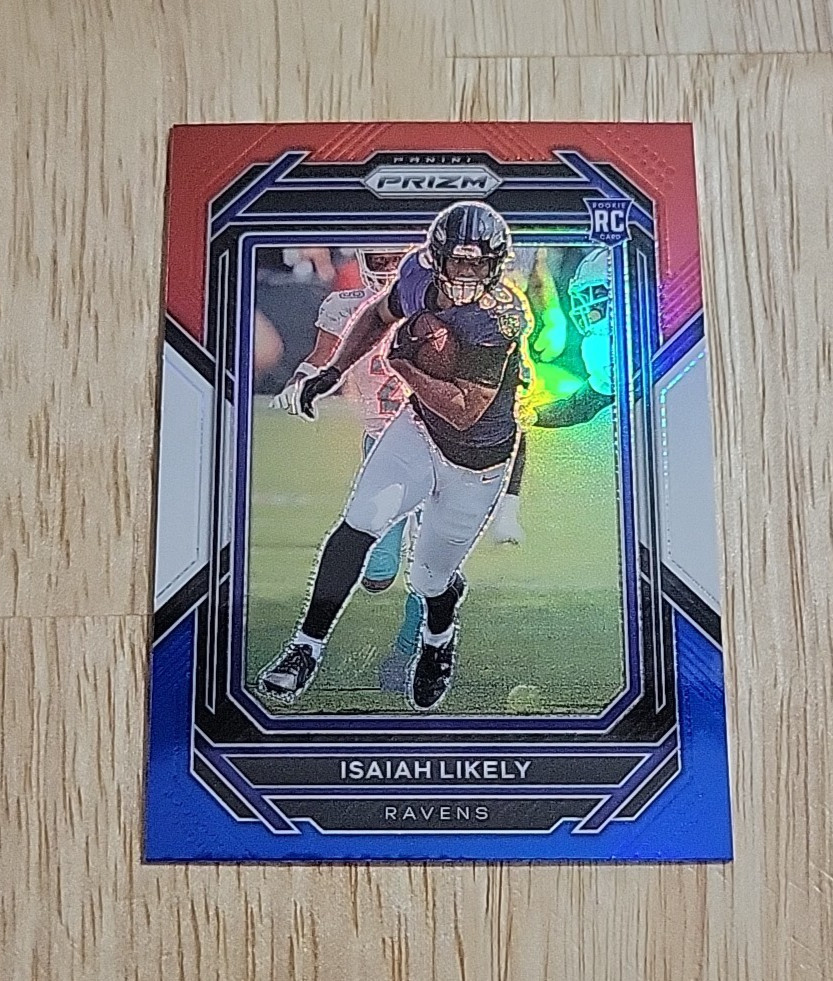 Isaiah Likely Panini Prizm #363 Red/White/Blue
