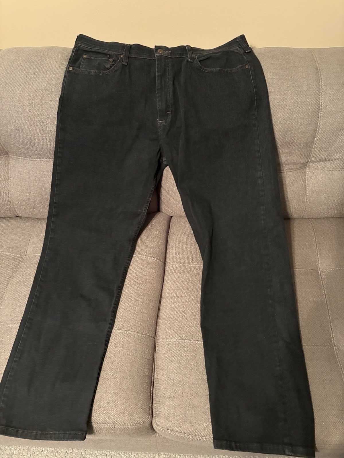 S Performance Black Jeans Relaxed Fit Flex Waistband 36x32 9