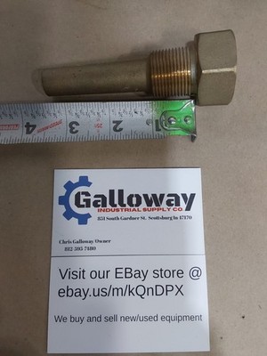 Threaded Thermowell Insertion 1'' Connection, 5/8'' Probe Diameter, 2.5'' Insertion