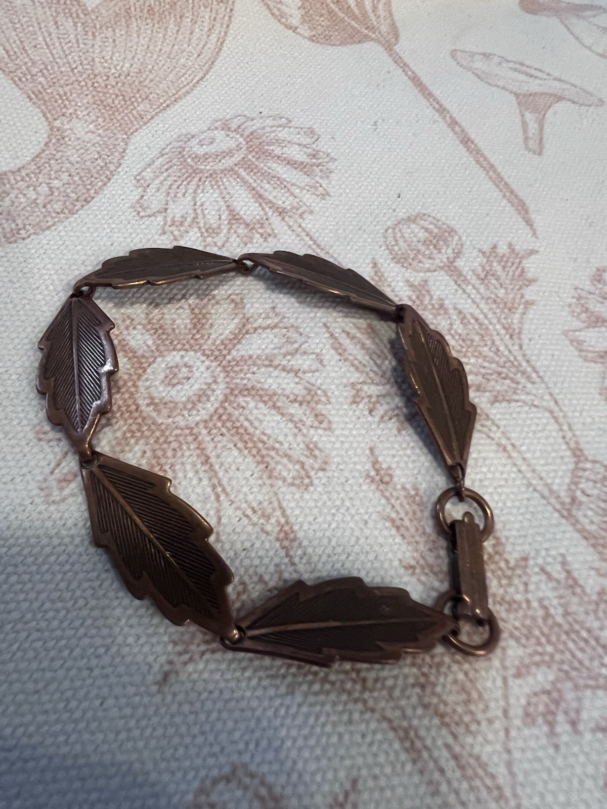 Vintage Solid Copper Link Healer Bracelet Mid Cen… - image 3