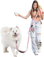 Hands Free Dog Leash, 8.2Ft Multifunctional Crossbody Rope with Explosion-Proof