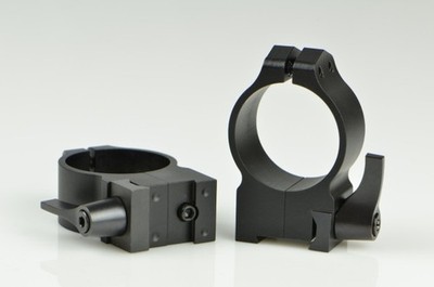 Warne Maxima Scope Rings for CZ 527 30mm High Quick Detach Matte 15B1LM