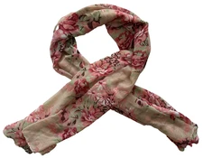 Renoma Women's Floral Scarf Shawl 40”x70” Polyester