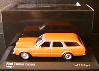 Minichamps Ford Taunus Turnier 1970 Orange 1:43 400081311 1/43