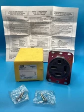 HUBBELL HBL8450A Receptacle 50A 250V 3 Phase NOB SHIPS FREE