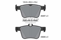 Bremsbelagsatz Scheibenbremse Q+ Textar 2628701 FüR VW Passat Alltrack B8 3G5 Q3