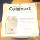 Cuisinart ICE-30BC 2 Qt Frozen Yogurt Sorbet Ice Cream Maker Silver Brushed