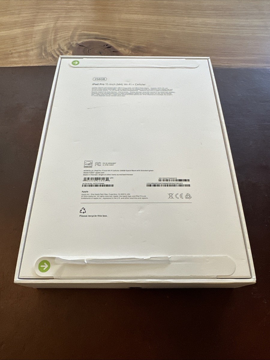 New Apple iPad Pro 11in M4 256GB - Wi-Fi Cellular UNLOCKED