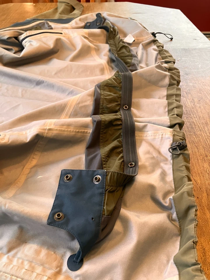 Flylow Gear Hardshell, chaqueta sintética, modelo antiguo. Verde y azul. usado. Foto 4 de 4