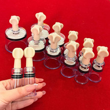 2pcs Nipple/Clitoris Suction/Suckers/Pump Inverted Nipple Erector/Enlargement