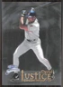 1999 Fleer Brilliants #96 David Justice Cleveland Indians Baseball Card
