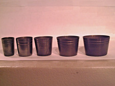 cane tips BLACKENED BURNISHED brass for walking sticks & canes 10 sizes YOU PICK