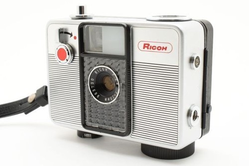 Ricoh Auto Half E 35mm Film Camera Silver Tested Working Condition