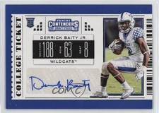 2019 Panini Contenders Draft Picks College Ticket Derrick Baity Jr Auto 1oz2