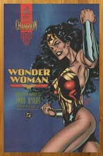 1995 DC Comics Wonder Woman Vintage Print Ad/Poster John Byrne Promo Pop Art 90s