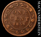 Photo of a 1859 Canada Large Cent from an eBay listing that sold on Jul 17, 2026