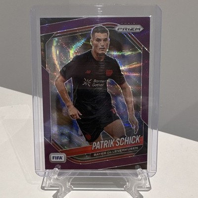 Panini Prizm FIFA 2025-26 Patrik Schick #240 Bayer Leverkusen /49 Purple Mosaic