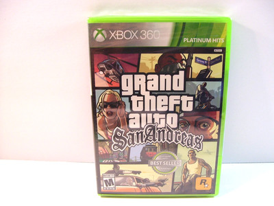 Grand Theft Auto San Andreas XBOX 360 Platinum Hits Brand New Factory Sealed