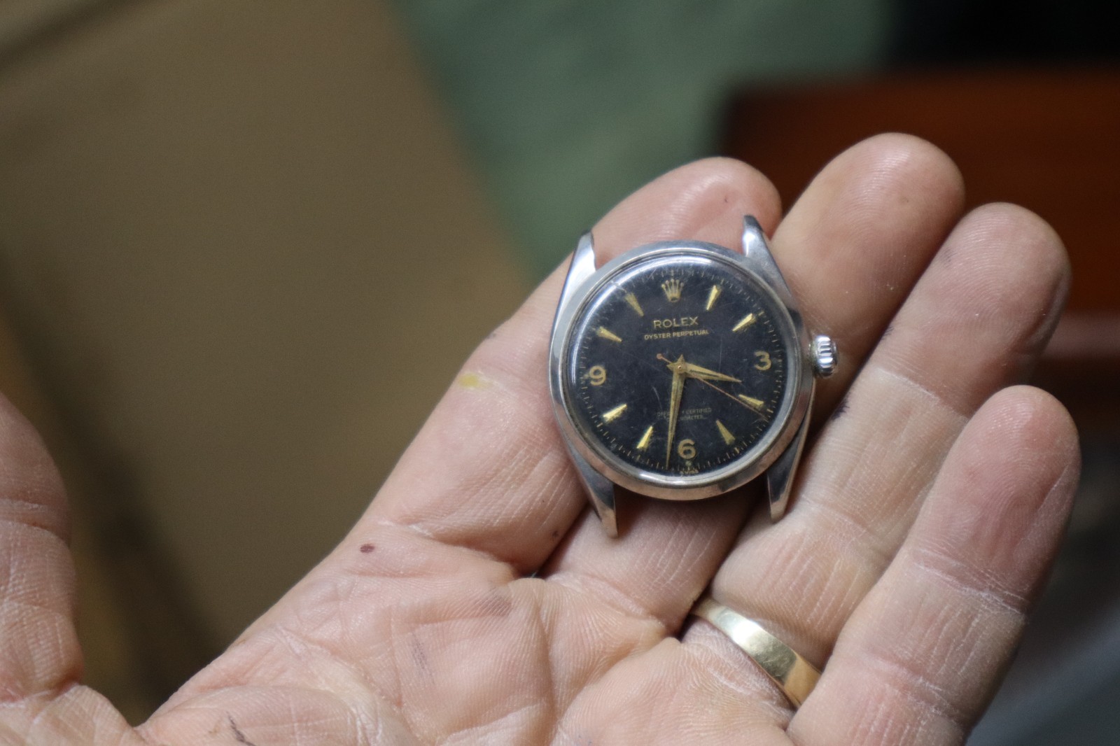 REPAIR Oyster Vintage  Chronometer Perpetual ROLEX Stainless Ref.6567 - vintagewatches.pk