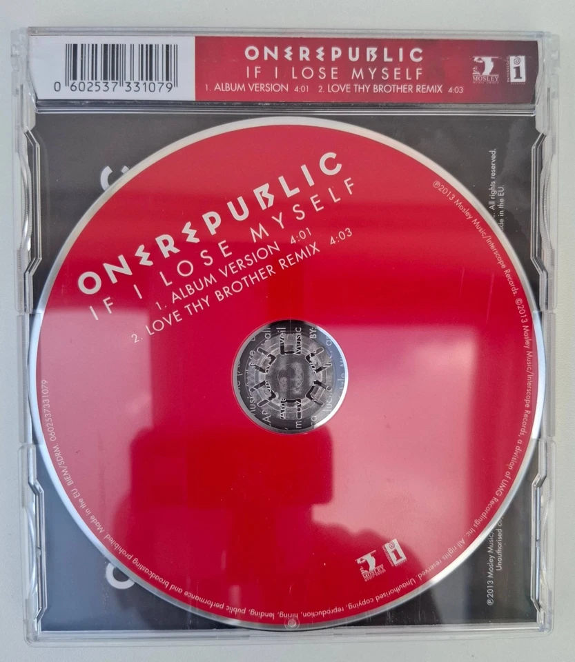OneRepublic - If I Lose Myself Original 2-Track Maxi CD Single 2013 - Bild 3 von 3