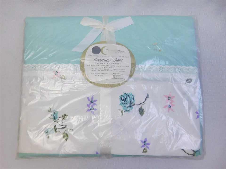 Conjunto de lençóis e fronhas plano NOS Harmony House Sears ENCHANTED GARDEN 81x108 - Imagem 2 de 4