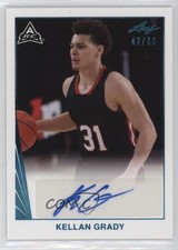 2021-22 Leaf Memories 1990 Base Platinum 47/99 Kellan Grady #BA-KG1 Auto 0jd0
