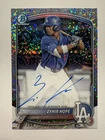 2025 Bowman Chrome Zyhir Hope Auto Sparkle Speckle Refractor #207/299 Dodgers