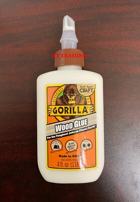 GORILLA CARPENTRY WOOD GLUE ~ Type 2 Weatherproof No Foaming Super Strong 4 oz