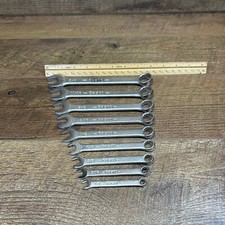 Vintage Easco 9 Piece Wrench Set Combination 34 To 14  Usa Made