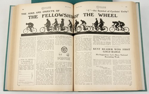 CYCLING scarce vintage magazine periodical 1936 Mar-Jul weekly illustrated - Foto 18 di 22