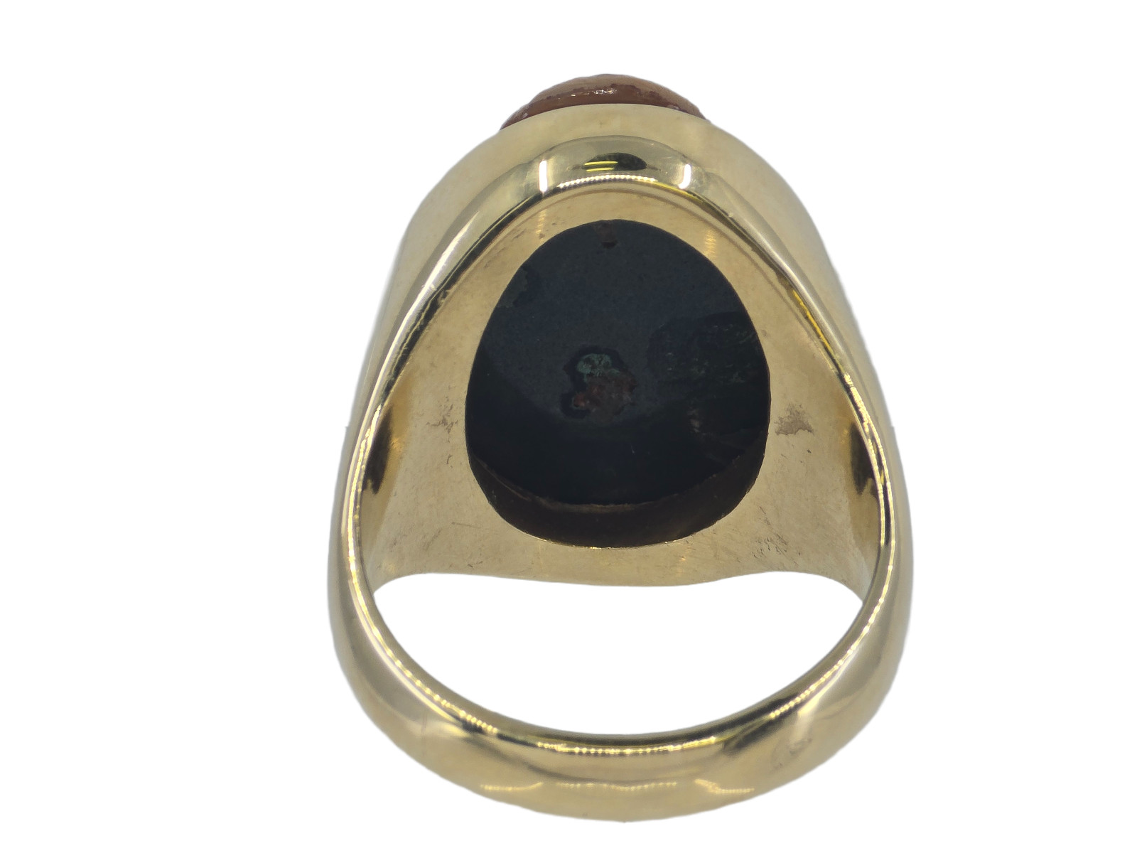 SOLID 14K GOLD signed RN HIPPOCRATES PROFILE CAME… - image 9