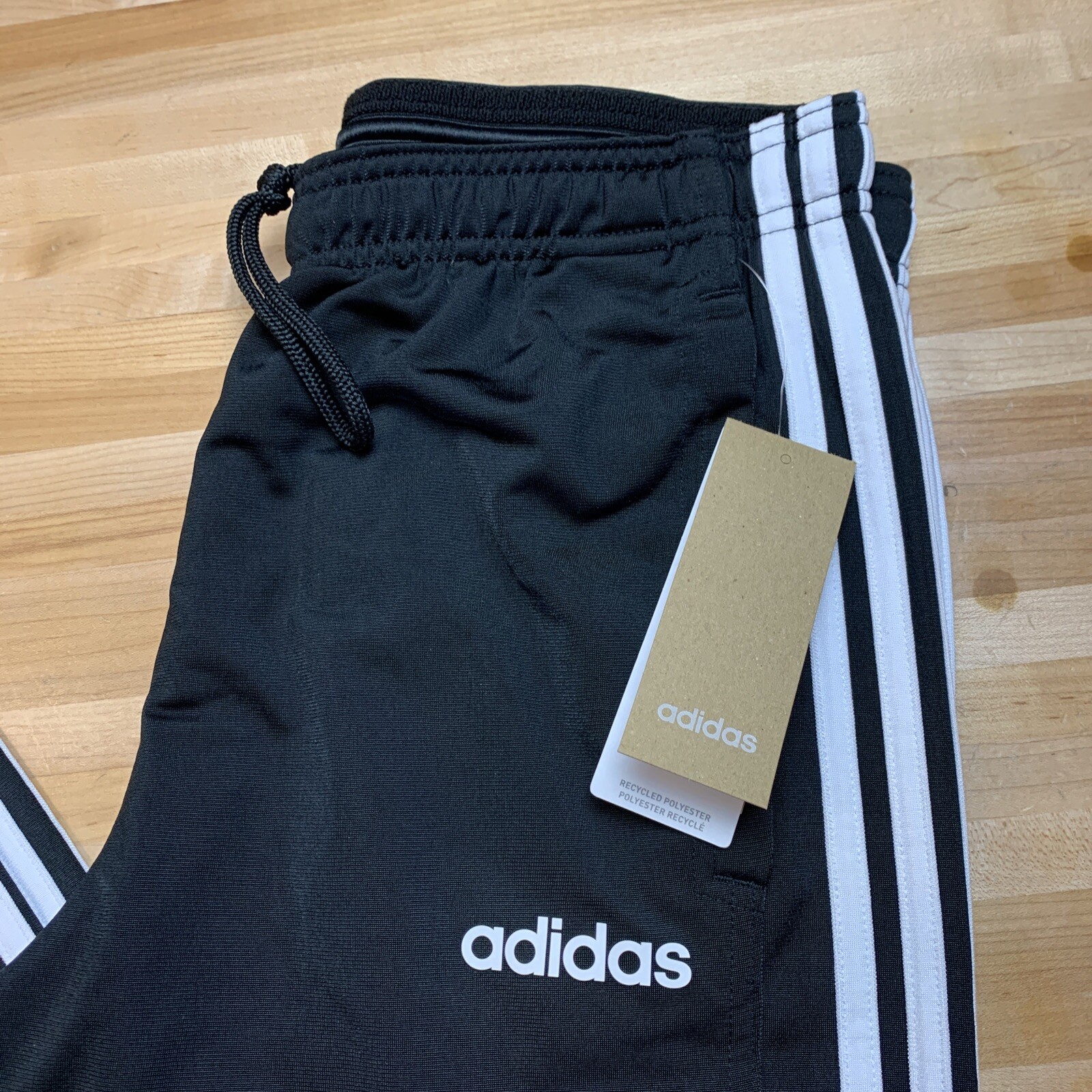 Adidas TRICO ZIP Men's Tricot Track Training Pants CE9963 Black/White