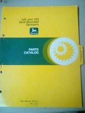 John Deere 320 335 Skid Mounted Sprayer Parts Catalog Manual For Sale Online Ebay