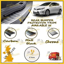 REAR DOG BUMPER PROTECTOR FOR TOYOTA AURİS FL HB 2015   GUARD TRIM SCRATCH
