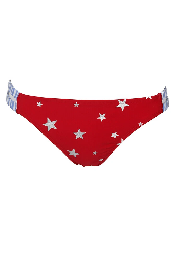 Haut De Bikini California Waves - Rayé Orange Et Bleu, Tailles S/M/L, Neuf Avec étiquettes
