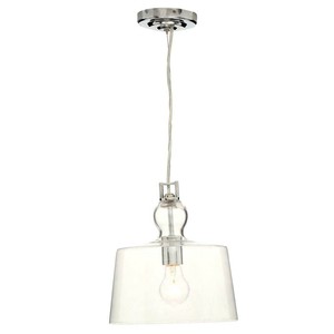 Home Decorators Collection 1 Light Clear Glass Bowl Pendant Model