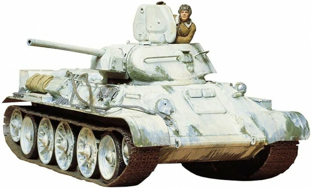 TAMIYA 1/35 Military Miniature No.49 RUSSIAN TANK T34/76 1942