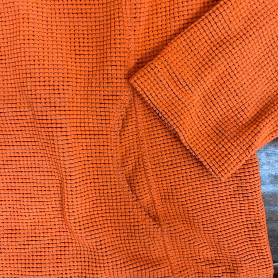 Jersey Naranja Mandarina Marca 1/4 Cremallera Talla XL Foto 2 de 4