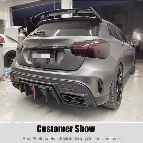 For Benz X156 GLA250 GLA45 2013-18 Real Carbon Rear Window Roof Spoiler Wing - Picture 10 of 12