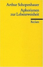 Aphorismen zur Lebensweisheit von Schopenhauer, A... | Buch | Zustand akzeptabel