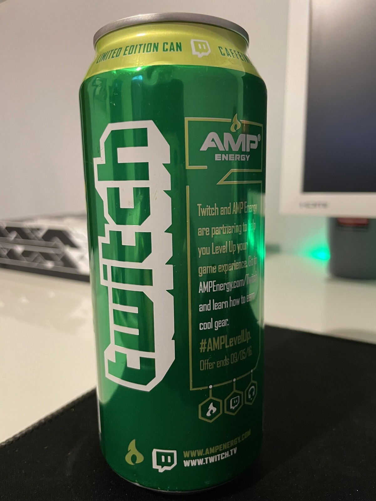 Twitch Tv Amp Energy Limited Edition * EXTREMELY RARE * UNOPENED