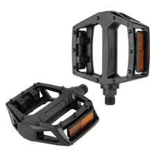 Wellgo Pedals Platform 1/2" Black Mongoose Redline - Old School BMX Style