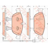 TRW BremsbeläGe GDB1897 BremsklöTze FüR Audi A6 Avant 4G5 C7 4GD