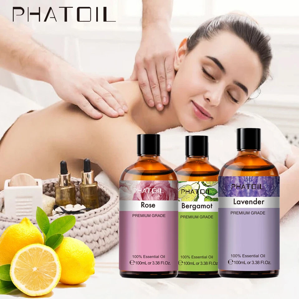 100ml Natural Pure Aromatherapy Essential Oil Undiluted Essential Oils Diffuser - Image 3 of 4