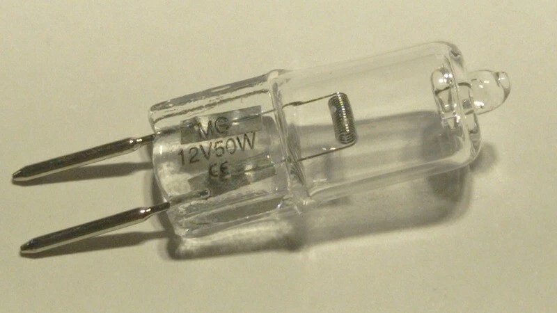 LAMPADA ALOGENA BISPINA SPILLO 50W 12V GY6,35 MARINO CRISTAL COD.20003  950LM - Immagine 2 di 4