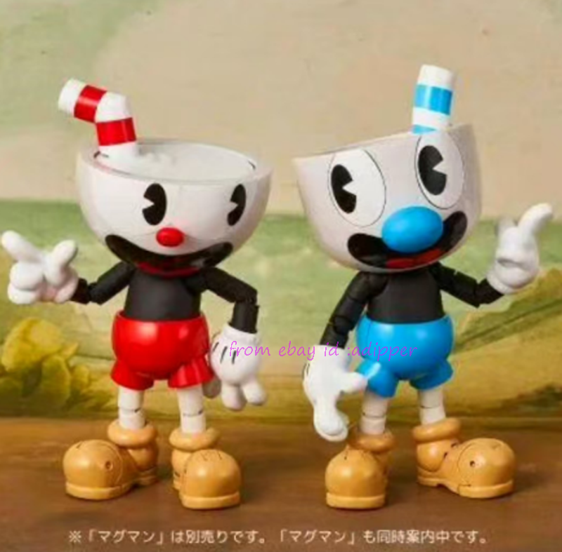 Perfect 1000toys Cuphead Mugman Set Dynamic Articulation Action